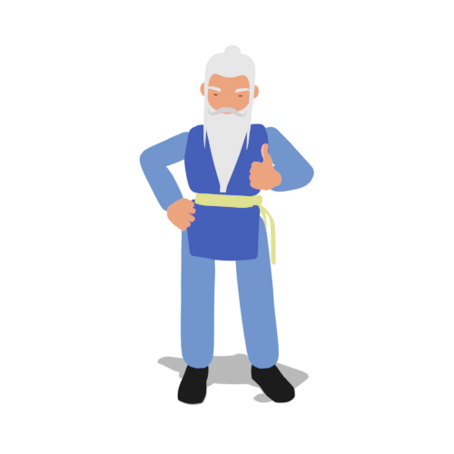 The Adrosaga taskmaster standing ready beside the call to action